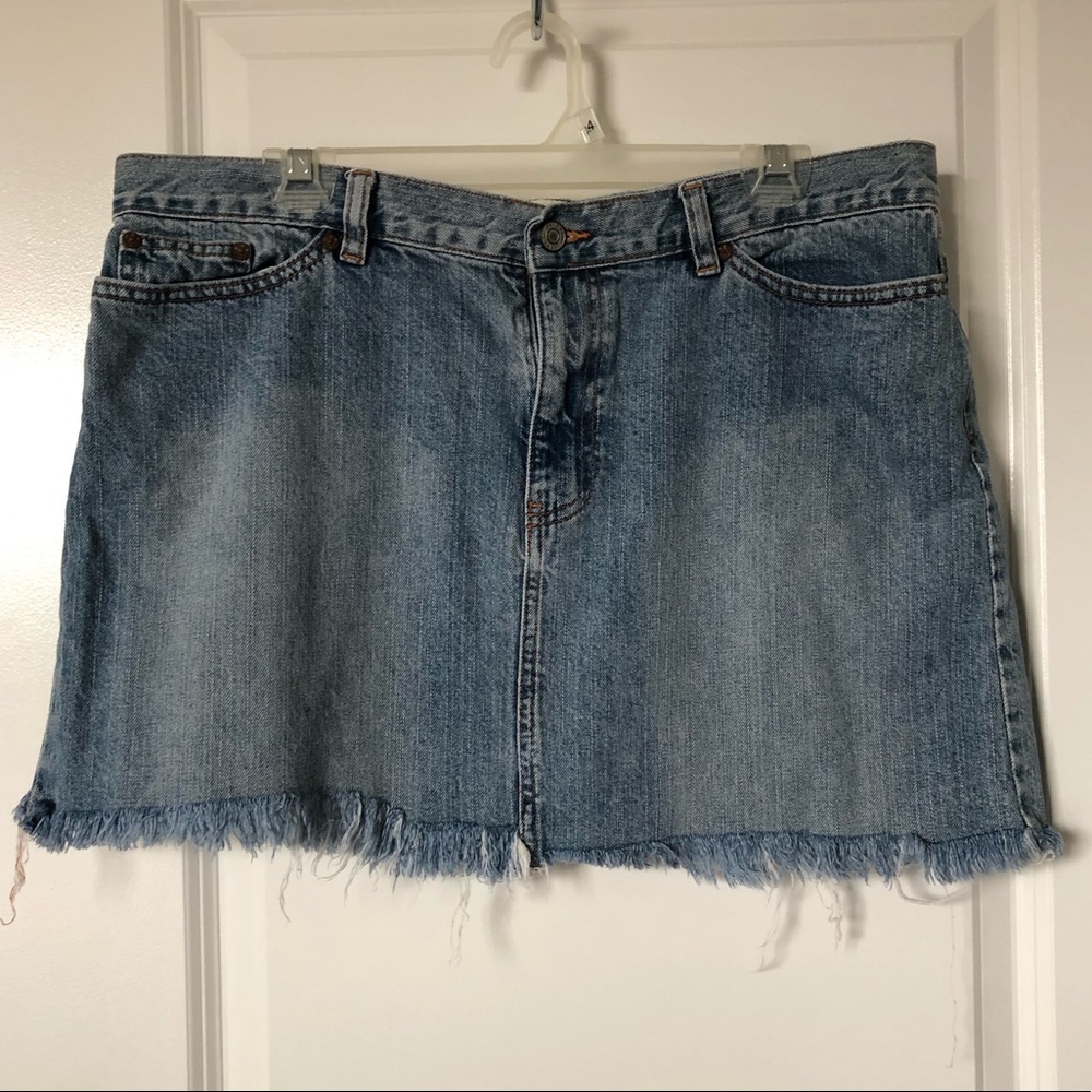 Gap Jeans Denim Mini Skirt Size 16